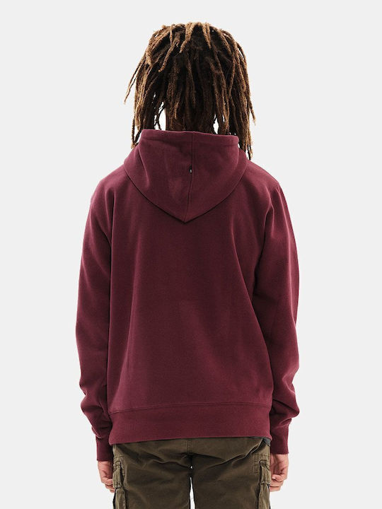 Sweatshirt with Hood Wine