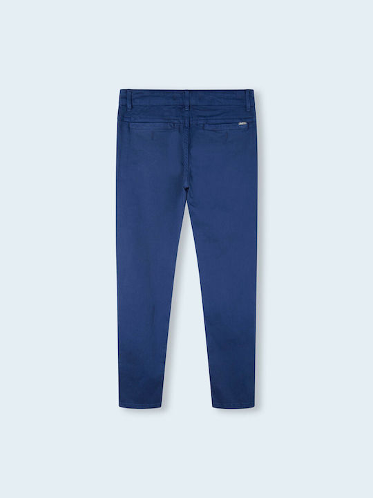 Pepe Jeans Boys Fabric Chino Trouser Blue