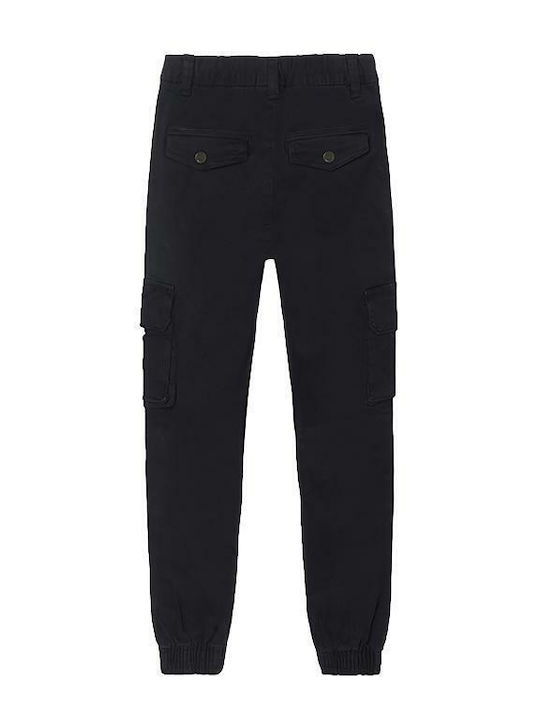 Mayoral Boys Fabric Cargo Trouser Navy Blue