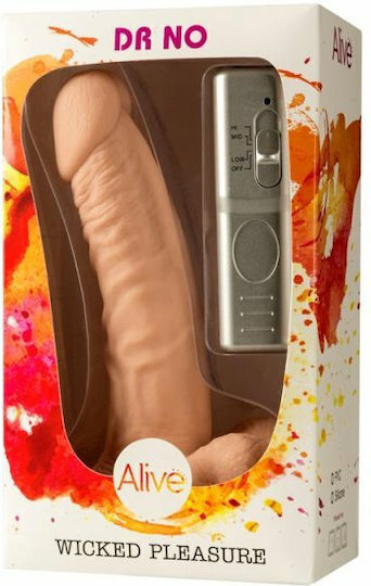 Adrien Lastic Alive Dr No Ρεαλιστικός Δονητής 18cm Flesh