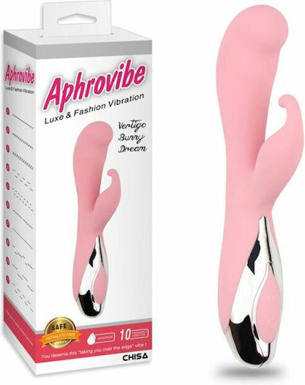 Chisa Novelties Aphrovibe Vertigo Bunny Dream Δονητής Rabbit 19cm Pink