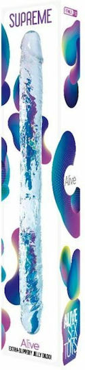 Alive Supreme Double Dildo Двойно дилдо Clear 38.5см A-20750