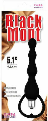 Chisa Novelties Black Mont Tail Power Beads Anal Beads with Vibration Black 13cm CN-331497945