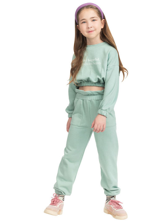 Energiers Kids Sweatpants Set Green 2pcs