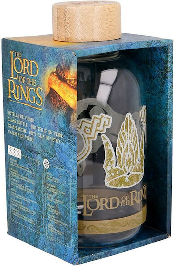 Stor Lord Of The Rings Flasche Wasser Glas mit Schraubverschluss Transparent 620ml