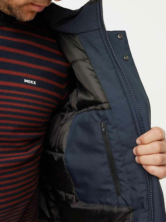 Winter Jacket Parka Navy Blue