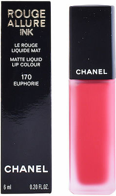 Chanel Lip Colour 170 Euphorie Rouge Allure Ink Matte Liquid Christmas