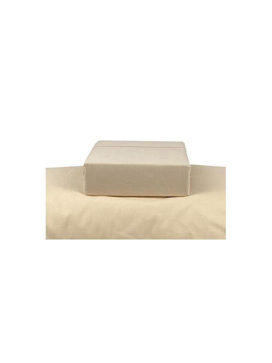 Astron Italy Sheet Semi Double with Elastic 120x200+20cm. Combed Beige