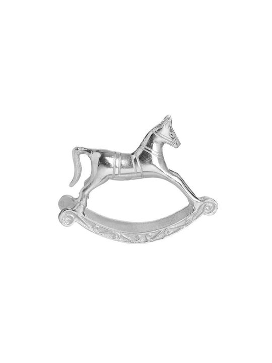 Inart Decorative Horse made of Metal 21x6x17cm 1pcs