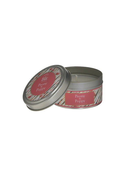 Inart Aromatic Candle in Jar Multicolour 80g 4 Pieces
