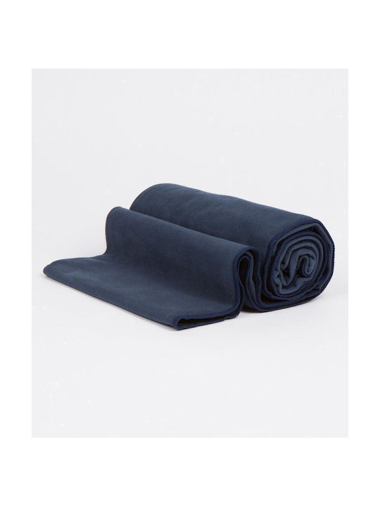 Manduka Equa Fitnesshandtuch Yoga Gym mit Mikrofaser Blau 183x67cm Midnight