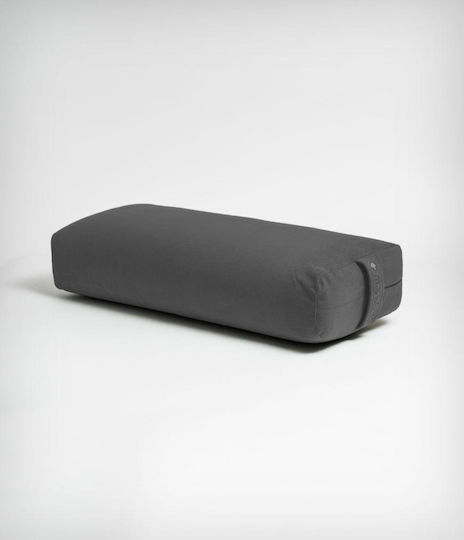 Manduka Enlight Rectangular Bolster Thunder Pernă de yoga 71x30x12cm în culoarea Gri