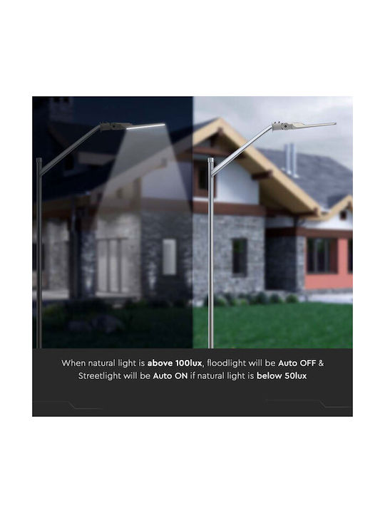 V-TAC Εξωτερικό Φωτιστικό LED Δρόμου 50W με Φυσικό Λευκό Φως IP65 Γκρι