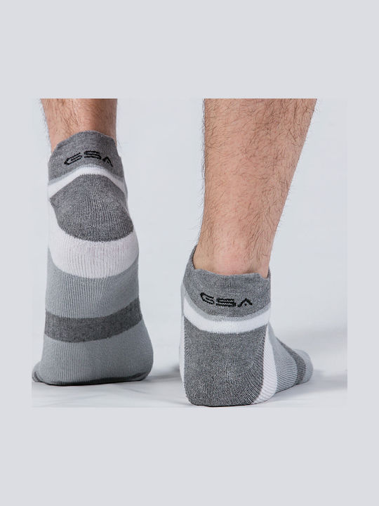 GSA Performance 8119113-WHITE-GRAY-BLAC Athletic Socks Multicolour 6 Pairs