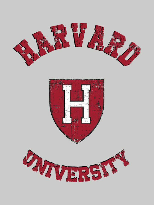 Tricou cu mânecă lungă Harvard (replică) - NEGRU