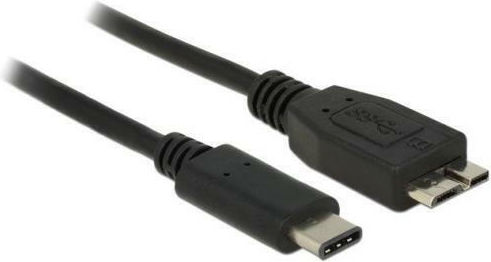 DeLock DeLock USB Typ-C Kabel männlich - micro USB-B Schwarz 1m 83677