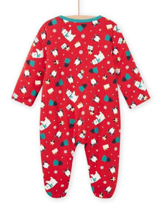 Dpam Baby Bodysuit Set Long-Sleeved Red