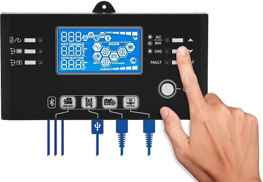 Azo Digital AZO Digital ESB 6KW-24 Pure Sine Wave Inverter Power with Nominal Input Voltage 230V AZO00D1197