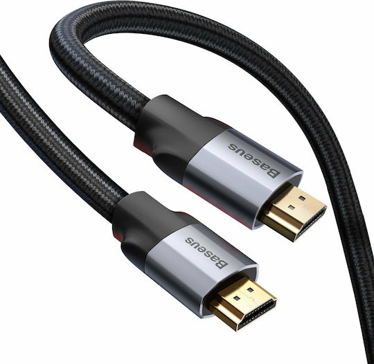 Baseus Enjoyment Braided Cable HDMI male - HDMI male 1.5m Gray (WKSX000213)