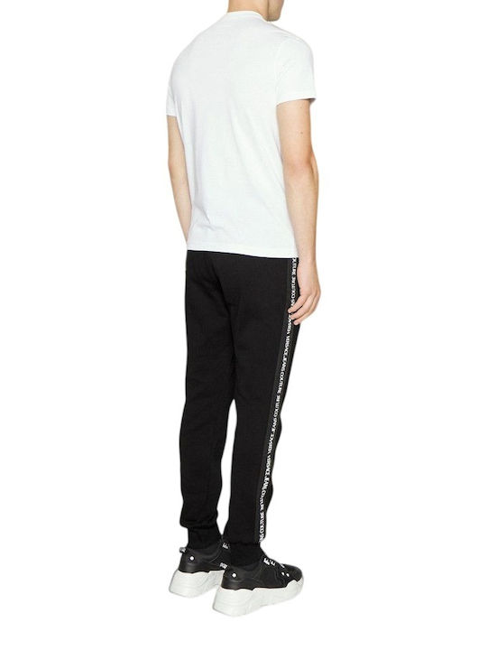 Versace Men's Sweatpants with Rubber Black