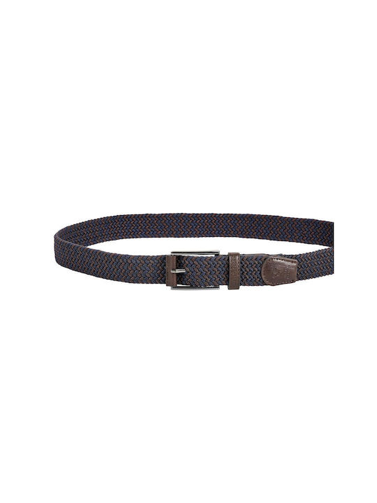 Funky Buddha Men's Knitted Fabric Belt Multicolour