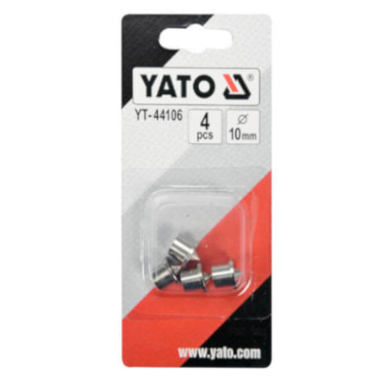 Yato Zentrierspitze Pin Lochstopfen 10mm YT-44106 4Stück
