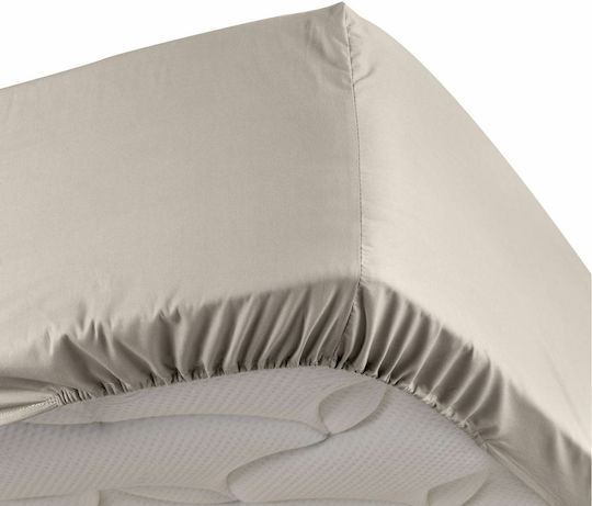 Douceur d'Intérieur Μονό 90x190εκ. με Λάστιχο Μπέζ Douceur d'Intérieur Μονό 90x190εκ. με Λάστιχο Μπέζ