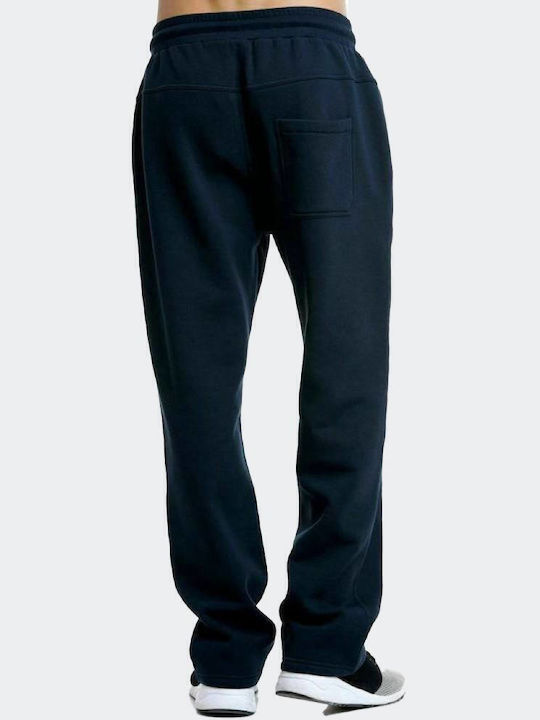 Sweatpants with Elastic Navy Blue