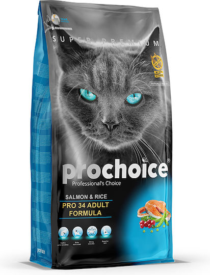 Prochoice Pro 34 Adult Суха Храна за Възрастни Котки с Сьомга 2кг