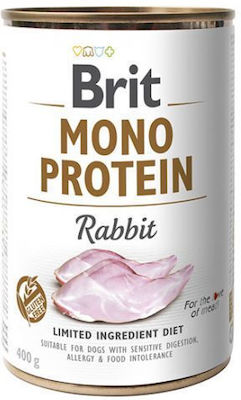 Brit Mono Protein Υγρή Τροφή Σκύλου σε Κονσέρβα 400γρ.