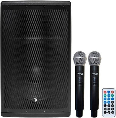 Stagg AS15B H00ST00010 Active Speaker PA 250W with Woofer 15" with Battery