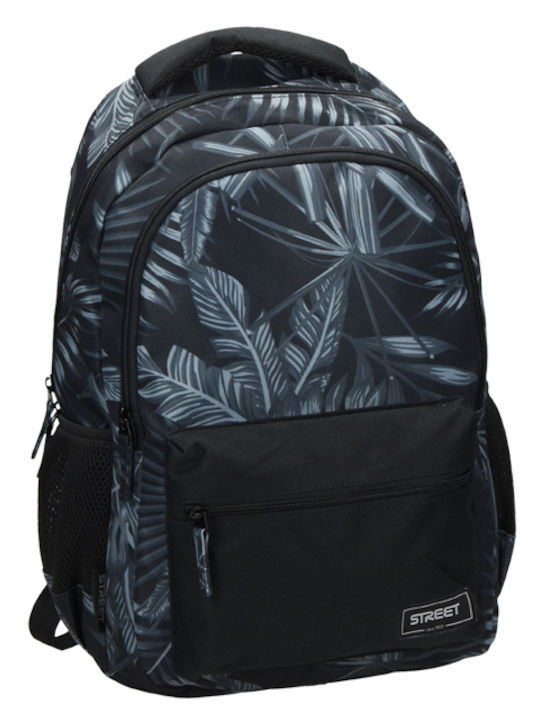 Street Tropic School Bag Backpack Junior High-High School in Black color