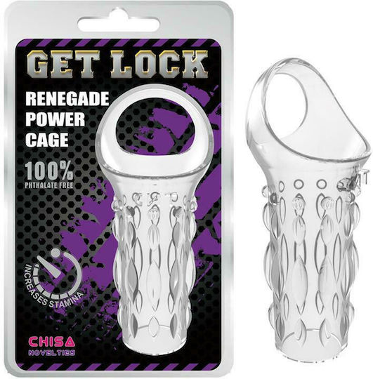 Chisa Novelties Get Lock Renegade Power Cage Clear 11.5cm