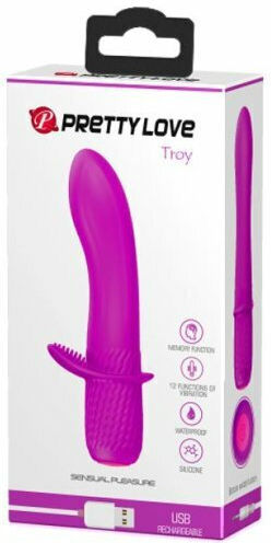 Pretty Love Troy Clasic Vibrator 15cm Violet