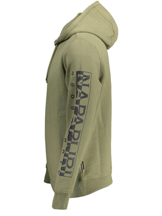 Napapijri Men's Sweatshirt with Hood Green