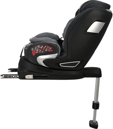 Bebe Stars Prime 360 Καθισματάκι Αυτοκινήτου με Isofix Grey 0-25 kg