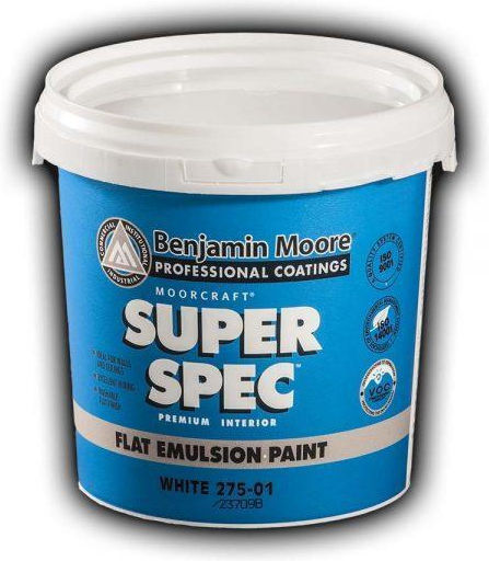 Benjamin Moore 275 SuperSpec Plastik Farbe für Innenbereich Verwendung Weiß 3Es