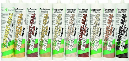 Bostik Den Braven Parquet Seal Acrylic Silicone for Wood Mahogany 310ml 12pcs