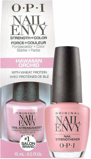 OPI Envy Nail Hardener Tinted with Brush Hawaian Orchid 15ml