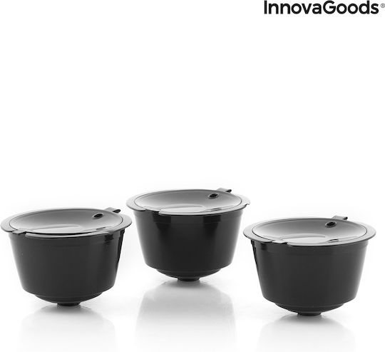 InnovaGoods Wiederbefüllbare Kapseln Redol Kompatibel mit Maschine Dolce Gusto 3Mützen