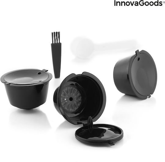 InnovaGoods Wiederbefüllbare Kapseln Redol Kompatibel mit Maschine Dolce Gusto 3Mützen