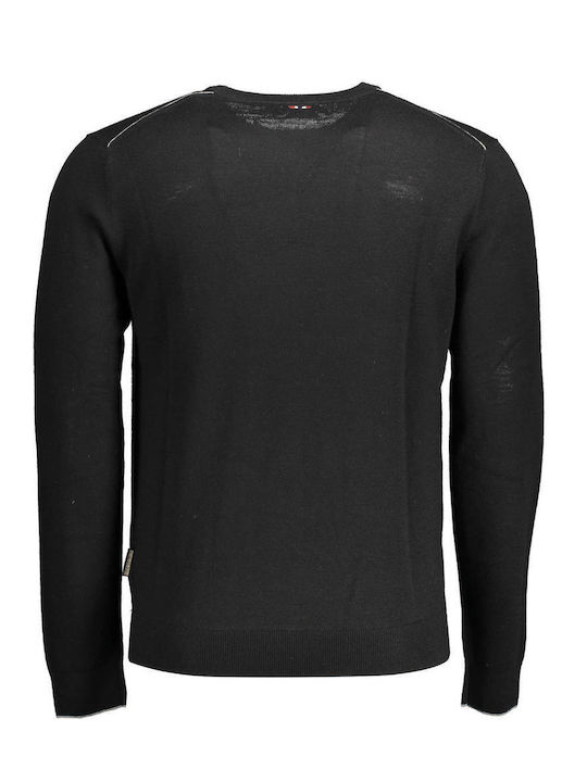 Napapijri Herren Langarm-Pullover Schwarz NP0A4GJU-041