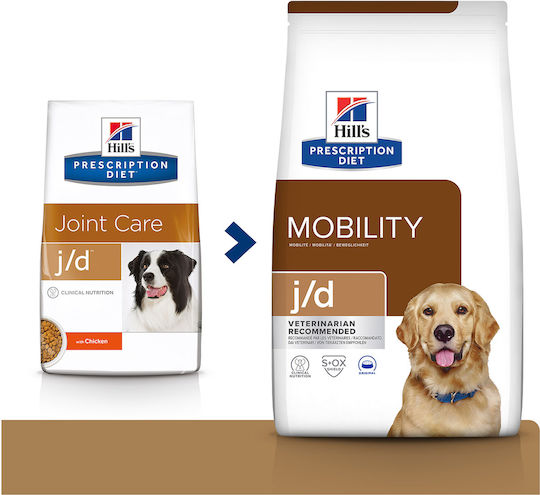Hill's Prescription Diet J/d Canine Mobility 1.5kg Ξηρά Τροφή για Ενήλικους Σκύλους με Κοτόπουλο