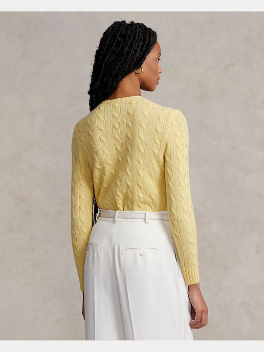 Ralph Lauren Long-sleeved Women's Pullover Woolen Yellow