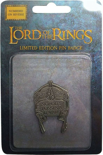 FaNaTtik Abzeichen Gimlis Helm Pin Der Herr der Ringe 1τμχ