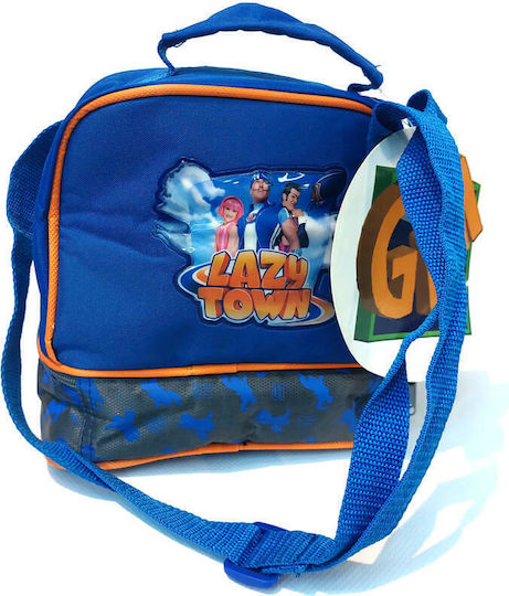 Gim Lazy Town School Hand Lunch Bag Blue