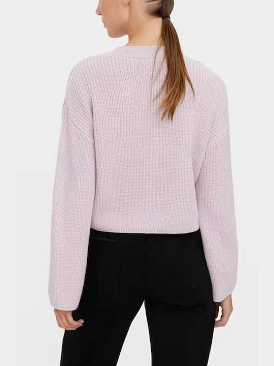 Vero Moda Damen Langarm Pullover Lavender Fog