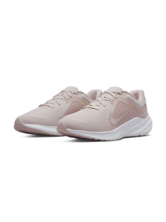 Nike Quest 5 Γυναικεία Running Μπεζ