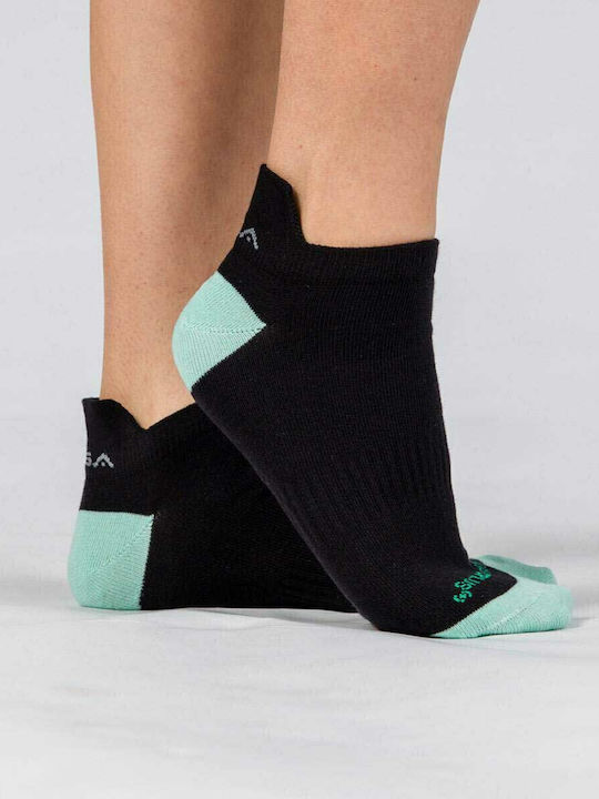 GSA Organicplus Athletic Socks Black 6 Pairs