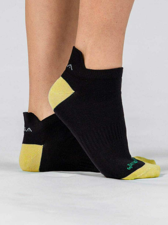 GSA Organicplus Athletic Socks Black 6 Pairs